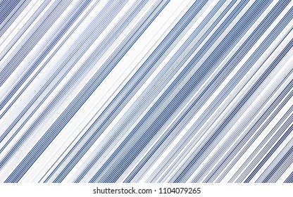 Light BLUE vector cover with long lines. Blurred decorative design in simple style with lines. The template can be used as a background.