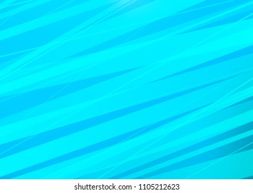 Light BLUE vector cover with long lines. Blurred decorative design in simple style with lines. Smart design for your business advert.