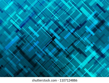 Light BLUE vector cover with long lines. Blurred decorative design in simple style with lines. The pattern can be used as ads, poster, banner for commercial.