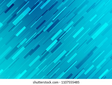 Light BLUE vector cover with long lines. Shining colored illustration with narrow lines. Smart design for your business advert.
