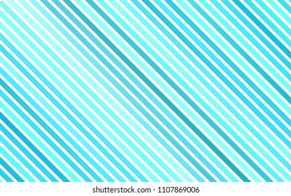Light BLUE vector cover with long lines. Glitter abstract illustration with colored sticks. Smart design for your business advert.
