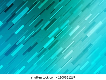 Light BLUE vector cover with long lines. Blurred decorative design in simple style with lines. The pattern can be used for websites.