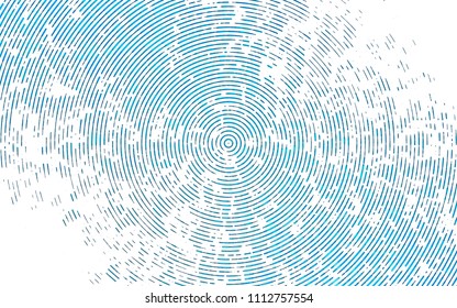 Light BLUE vector cover with long lines. Modern geometrical abstract illustration with staves. Best design for your ad, poster, banner.