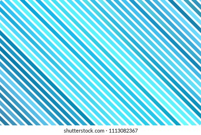 Light BLUE vector cover with long lines. Shining colored illustration with narrow lines. The template can be used as a background.
