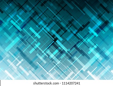 Light BLUE vector cover with long lines. Blurred decorative design in simple style with lines. The pattern can be used for busines ad, booklets, leaflets