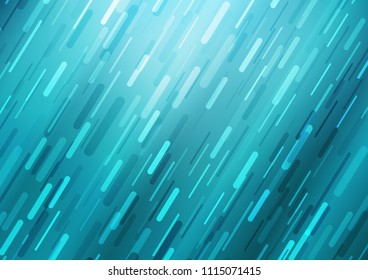 Light BLUE vector cover with long lines. Lines on blurred abstract background with gradient. The pattern can be used for busines ad, booklets, leaflets