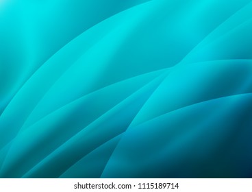 Light BLUE vector cover with long lines. Decorative shining illustration with lines on abstract template. Best design for your ad, poster, banner.