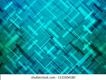 Light BLUE vector cover with long lines. Shining colored illustration with narrow lines. The pattern can be used for busines ad, booklets, leaflets