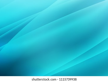 Light BLUE vector cover with long lines. Decorative shining illustration with lines on abstract template. Smart design for your business advert.