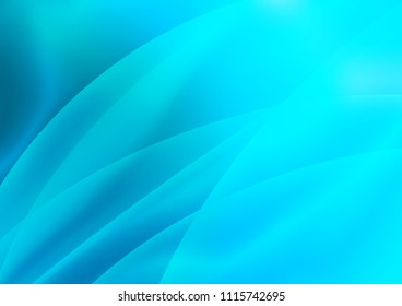Light BLUE vector cover with long lines. Shining colored illustration with narrow lines. The pattern can be used for websites.
