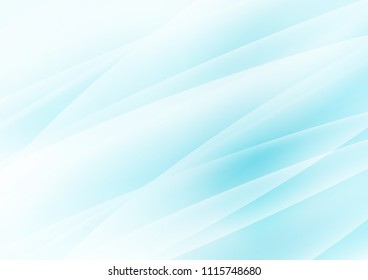 Light BLUE vector cover with long lines. Modern geometrical abstract illustration with staves. The pattern can be used for websites.
