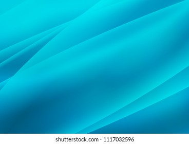Light BLUE vector cover with long lines. Decorative shining illustration with lines on abstract template. The pattern can be used as ads, poster, banner for commercial.