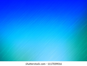 Light BLUE vector cover with long lines. Glitter abstract illustration with colored sticks. The pattern can be used for websites.