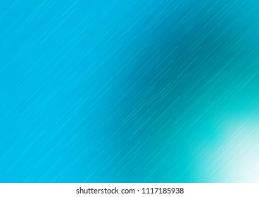 Light BLUE vector cover with long lines. Modern geometrical abstract illustration with staves. The pattern can be used as ads, poster, banner for commercial.