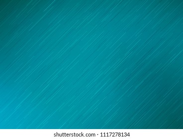 Light BLUE vector cover with long lines. Lines on blurred abstract background with gradient. The template can be used as a background.