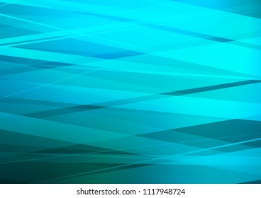 Light BLUE vector cover with long lines. Modern geometrical abstract illustration with staves. The pattern can be used for websites.