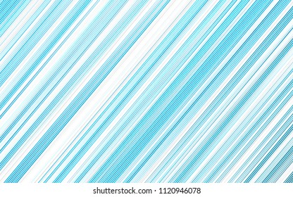 Light BLUE vector cover with long lines. Blurred decorative design in simple style with lines. Smart design for your business advert.