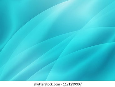 Light BLUE vector cover with long lines. Glitter abstract illustration with colored sticks. The template can be used as a background.