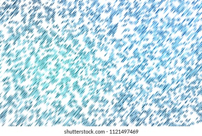 Light BLUE vector cover with long lines. Glitter abstract illustration with colored sticks. The pattern can be used for websites.