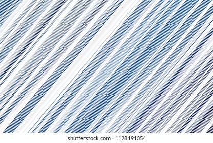 Light BLUE vector cover with long lines. Lines on blurred abstract background with gradient. The pattern can be used for websites.