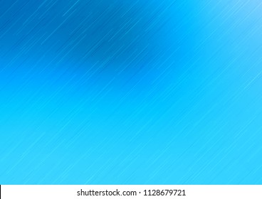 Light BLUE vector cover with long lines. Modern geometrical abstract illustration with staves. The pattern can be used as ads, poster, banner for commercial.