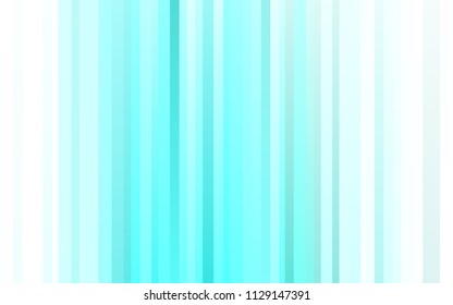 Light BLUE vector cover with long lines. Modern geometrical abstract illustration with staves. The pattern can be used as ads, poster, banner for commercial.