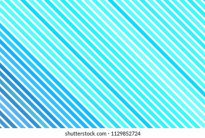 Light BLUE vector cover with long lines. Lines on blurred abstract background with gradient. The pattern can be used for busines ad, booklets, leaflets