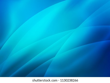 Light BLUE vector cover with long lines. Modern geometrical abstract illustration with staves. Smart design for your business advert.