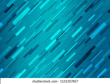 Light BLUE vector cover with long lines. Decorative shining illustration with lines on abstract template. The pattern can be used as ads, poster, banner for commercial.