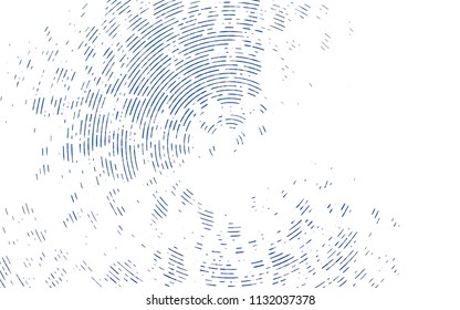 Light BLUE vector cover with long lines. Decorative shining illustration with lines on abstract template. The pattern can be used for busines ad, booklets, leaflets