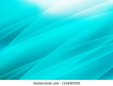 Light BLUE vector cover with long lines. Shining colored illustration with narrow lines. The template can be used as a background.