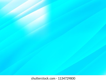 Light BLUE vector cover with long lines. Blurred decorative design in simple style with lines. The pattern can be used as ads, poster, banner for commercial.