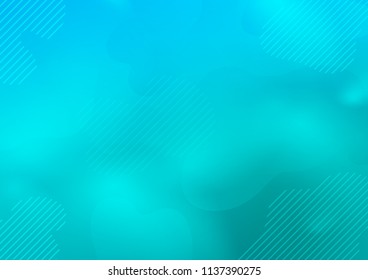 Light BLUE vector cover with long lines. Shining colored illustration with narrow lines. The pattern can be used for busines ad, booklets, leaflets
