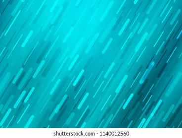 Light BLUE vector cover with long lines. Blurred decorative design in simple style with lines. The pattern can be used as ads, poster, banner for commercial.