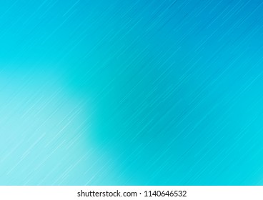 Light BLUE vector cover with long lines. Lines on blurred abstract background with gradient. The pattern can be used for websites.
