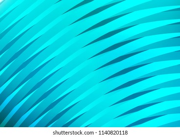 Light BLUE vector cover with long lines. Blurred decorative design in simple style with lines. Best design for your ad, poster, banner.