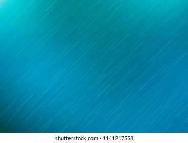 Light BLUE vector cover with long lines. Decorative shining illustration with lines on abstract template. Best design for your ad, poster, banner.