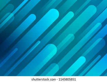Light BLUE vector cover with long lines. Shining colored illustration with narrow lines. The pattern can be used as ads, poster, banner for commercial.