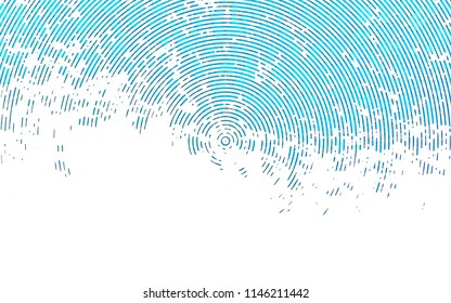 Light BLUE vector cover with long lines. Shining colored illustration with narrow lines. Best design for your ad, poster, banner.