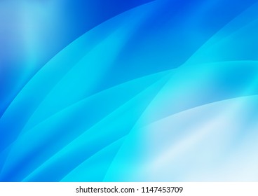 Light BLUE vector cover with long lines. Modern geometrical abstract illustration with staves. Best design for your ad, poster, banner.