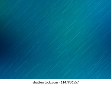 Light BLUE vector cover with long lines. Lines on blurred abstract background with gradient. The template can be used as a background.