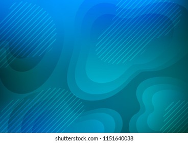 Light BLUE vector cover with long lines. Blurred decorative design in simple style with lines. The pattern can be used for busines ad, booklets, leaflets