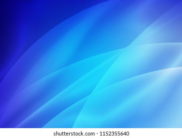 Light BLUE vector cover with long lines. Glitter abstract illustration with colored sticks. Best design for your ad, poster, banner.