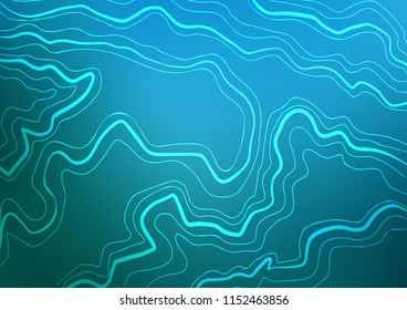 Light BLUE vector cover with long lines. Blurred decorative design in simple style with lines. Smart design for your business advert.