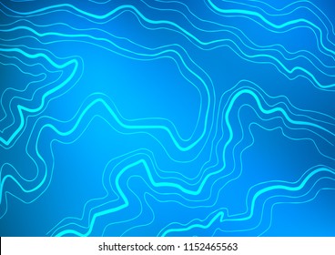 Light BLUE vector cover with long lines. Shining colored illustration with narrow lines. The pattern can be used for busines ad, booklets, leaflets