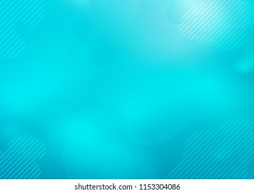 Light BLUE vector cover with long lines. Lines on blurred abstract background with gradient. The pattern can be used as ads, poster, banner for commercial.