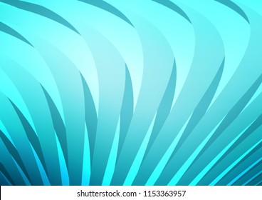 Light BLUE vector cover with long lines. Blurred decorative design in simple style with lines. Best design for your ad, poster, banner.