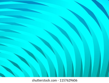 Light BLUE vector cover with long lines. Glitter abstract illustration with colored sticks. The pattern can be used as ads, poster, banner for commercial.