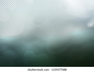 Light BLUE vector cover with long lines. Modern geometrical abstract illustration with staves. Best design for your ad, poster, banner.