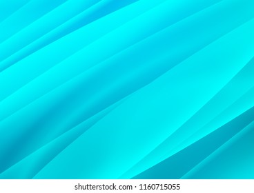 Light BLUE vector cover with long lines. Shining colored illustration with narrow lines. The pattern can be used for busines ad, booklets, leaflets